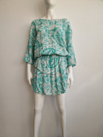 Antik Batik jurk. Maat 40, Mintgroen.