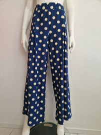 Encuentro palazzo pantalon. Maat M. Blauw/polkadots.