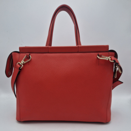 Furla schoudertas. Rood/leer.