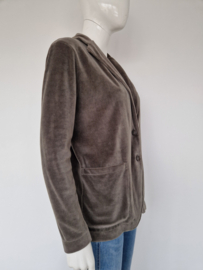 American Vintage blazer. Maat M. Grijs/fluweel.