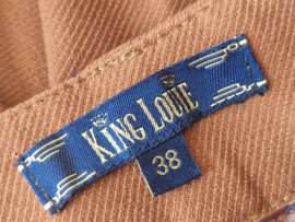 King Louie cropped pantalon. Maat 38, Karamel.