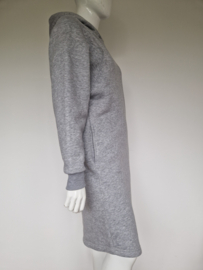 Sneakerdresses hoodie jurk | Maat L | Grijs |