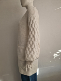 Esqualo vest. Maat L. Crème