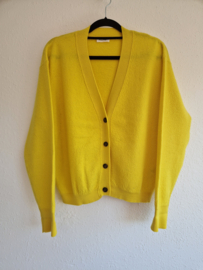 American Vintage vest. Maat M/L. Geel/merino wol.