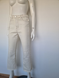 Mango Sienna ecru jeans – maat 40 – cropped flare