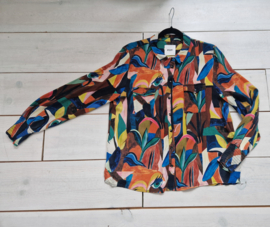 POM Amsterdam blouse. Maat 40, All over print.