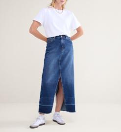 Blue Daze denim rok. Maat 34. Blauw.