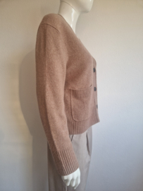 Zenggi cropped cardigan. Maat S. Yak/merino/Everest