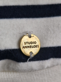 Studio Anneloes sweater. Maat XL. Crème/zwart gestreept.