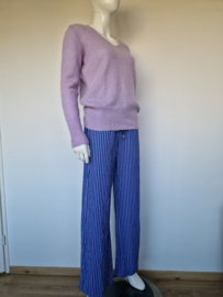 Anne Claire lila trui. Maat 40. Mohair & alpaca mix