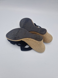 Ugg sandalen met sleehak. Maat 37, Zwart/suède.