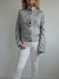 Elisa Cavaletti jasje. Maat 40, Grijs/goud