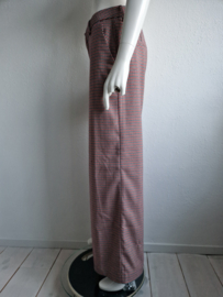 Reiko pantalon Pamelo Fancy. Maat 28. Blauw/rood.