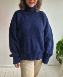 Babaa coltrui no 17, Maat AS. Nachtblauw/wol.