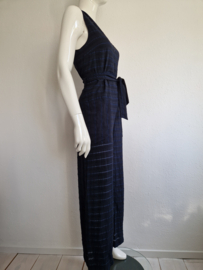 Samsoe & Samsoe jumpsuit Matera. Maat S/M. Donkerblauw.