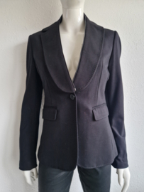 Blonde no.8  blazer. Mt. 38. Zwart.