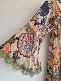 Miss June Paris jurk. Bohemian stijl. Maat 38.