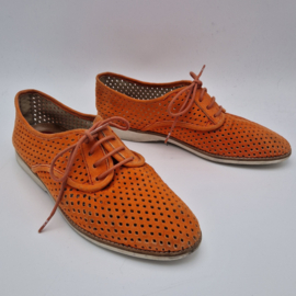 Rollie Australia Derby Punch veterschoenen. Maat 39, Oranje
