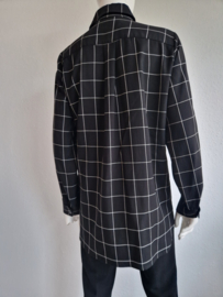 Joline Jolink blouse. Maat S. Zwart/ruit.