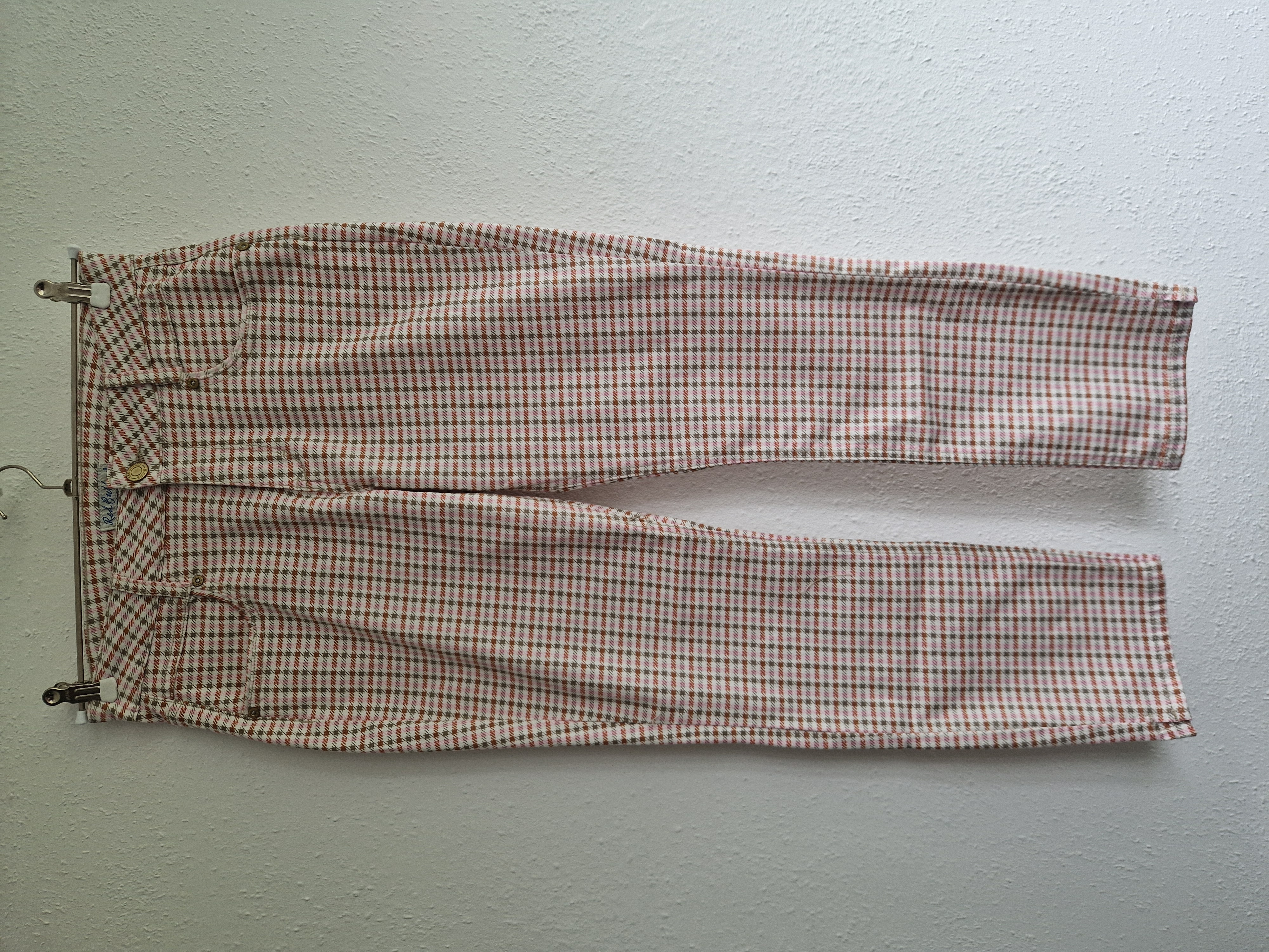 Red Button cropped pantalon. Maat 38, Pied de poule.