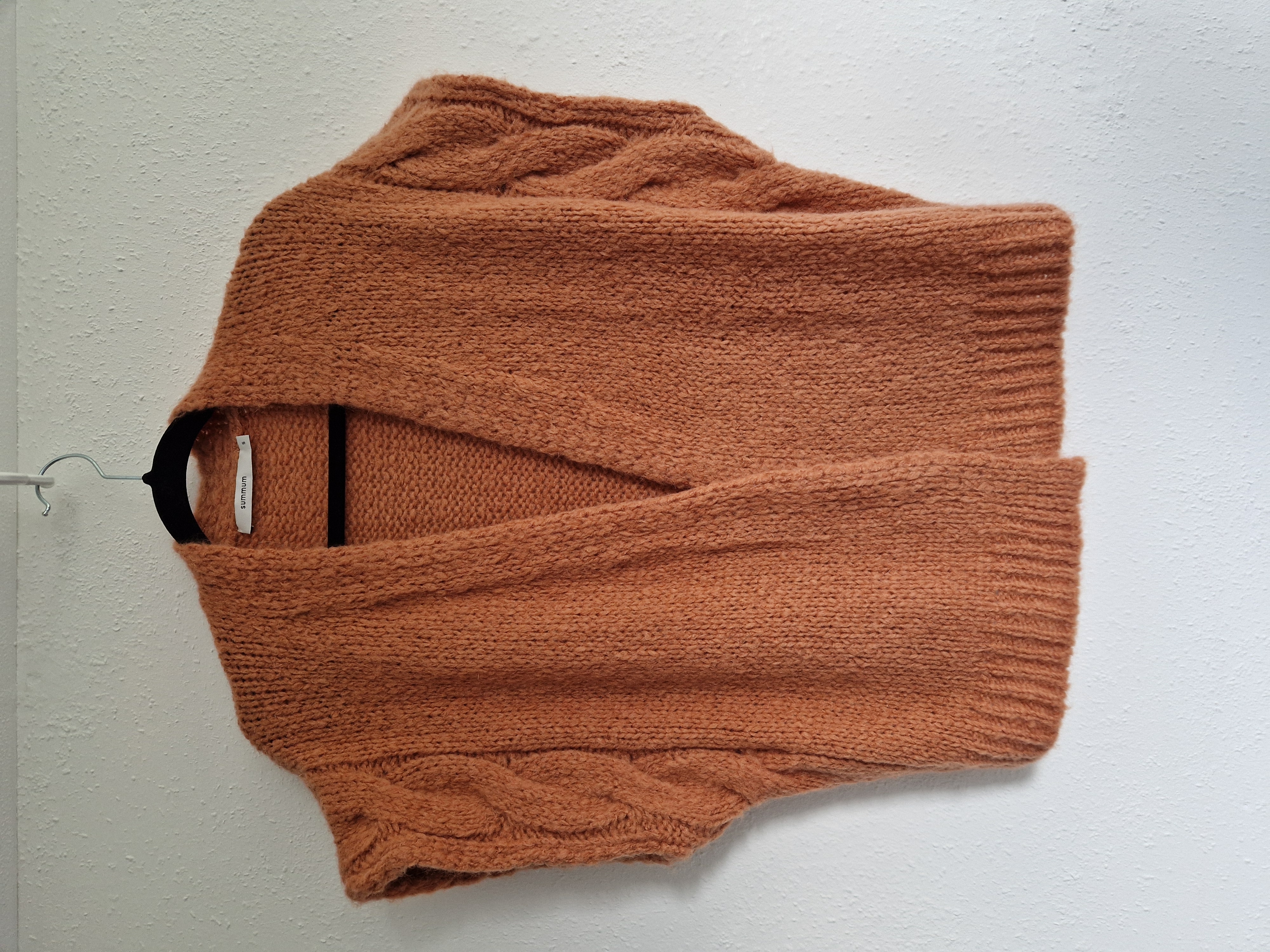 Summum vest Rustic. Maat S. Old Peach/Mohair.