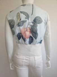 Ted Baker vest. Maat 4. Zachtgroen/print.