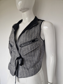 Beate Heymann gilet. Maat 42, Grijs.