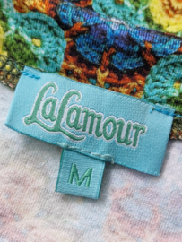 La Lamour Loose shirt. Maat M. All over fotoprint.