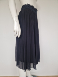 Deha zwarte tule midirok maat L met elastische logoband