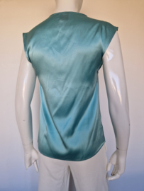 Pinko top. Maat 36, Turquoise.