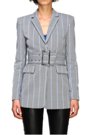 Pinko blazer met ceintuur. Maat 36, Pied de poule