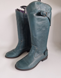 Diesel Amazzone II leren laarzen | Maat 39 | Silver Blue