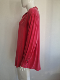 Créton blouse Cremmie. Maat XL. Framboos.