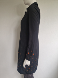 Sao Paulo trenchcoat. Maat 36, Zwart