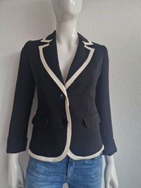 123 blazer. Maat 34/36, Zwart/crème