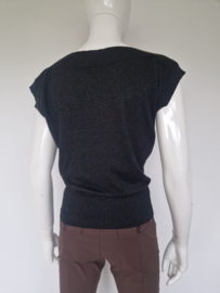 King Louie spencer. Maat L. Zwart/lurex
