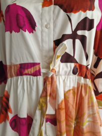 FFC zomerjurk. Maat 40, Crème/bloemenprint.