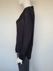 Oversized blouse Denham. Mt. XS. Zwart.