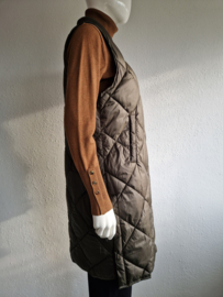 Gerry Weber lange bodywarmer. Maat L. Khaki