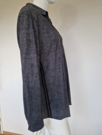 Expresso blouse. Maat 46, Grijs/travelstof