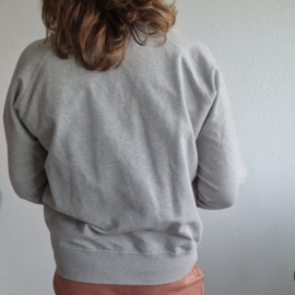 10Days logo sweater. Maat 1, Grijs.