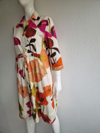 FFC zomerjurk. Maat 40, Crème/bloemenprint.