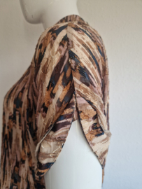 Dante 6 Aztec top .Maat 5. Bruintinten.