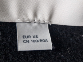 COS double breasted jas. Maat M. Zwart/wol.