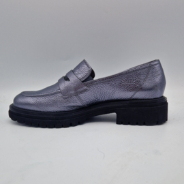 Paul Green loafers. Maat 39, Zilver/leer.