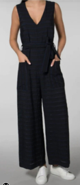 Samsoe & Samsoe jumpsuit Matera. Maat S/M. Donkerblauw.