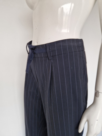 Cambio Kassia pantalon off black krijtstreep maat 40