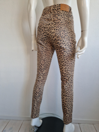 Marc Aurel jeans. Maat 38, Beige/luipaard print.