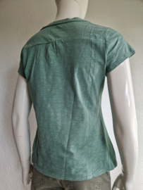 King Louie top. Maat M. Mintgroen.