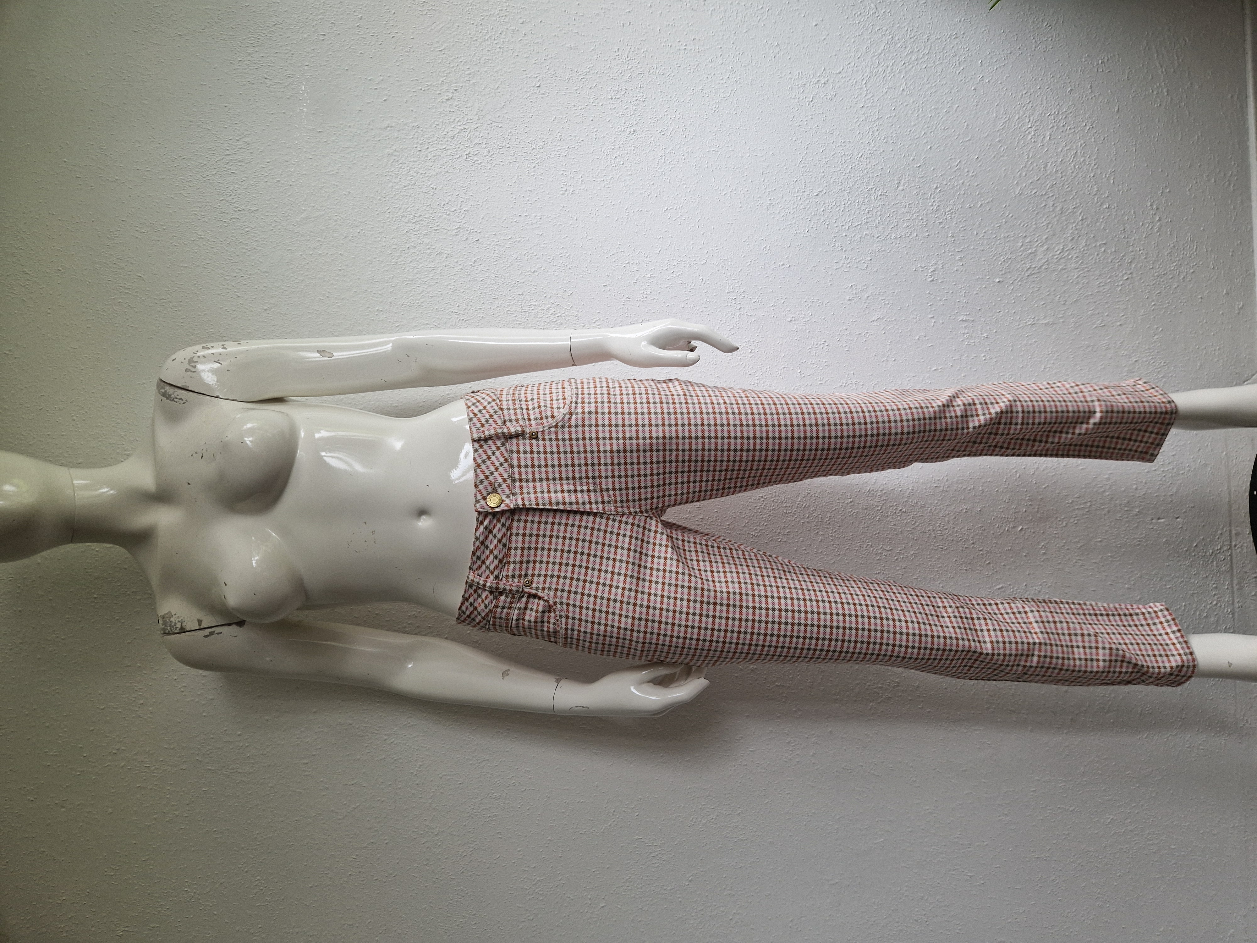 Red Button cropped pantalon. Maat 38, Pied de poule.